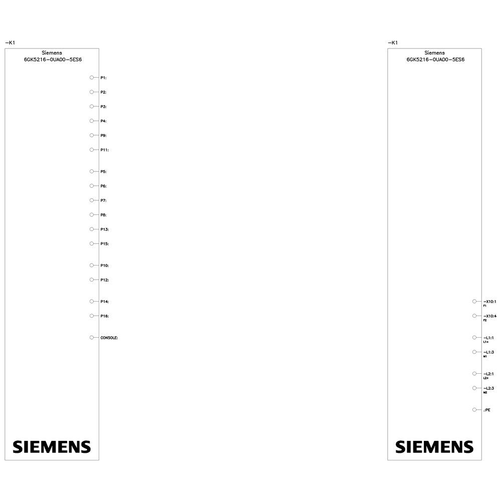 Siemens 6gk5216-0ua00-5es6 Industrial Ethernet Switch - Switch - 1 Gbps