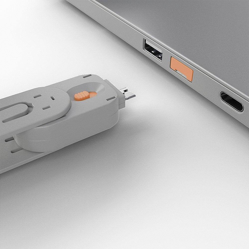 Lindy 40453 Bloqueador De Puerto + Clave Usb Tipo A Naranja 5 Pieza(S)