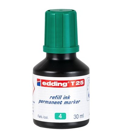 EAN 4004764023899 - Edding T 25 recambio para marcador Verde 30 ml 1 pieza(s) imagen 1