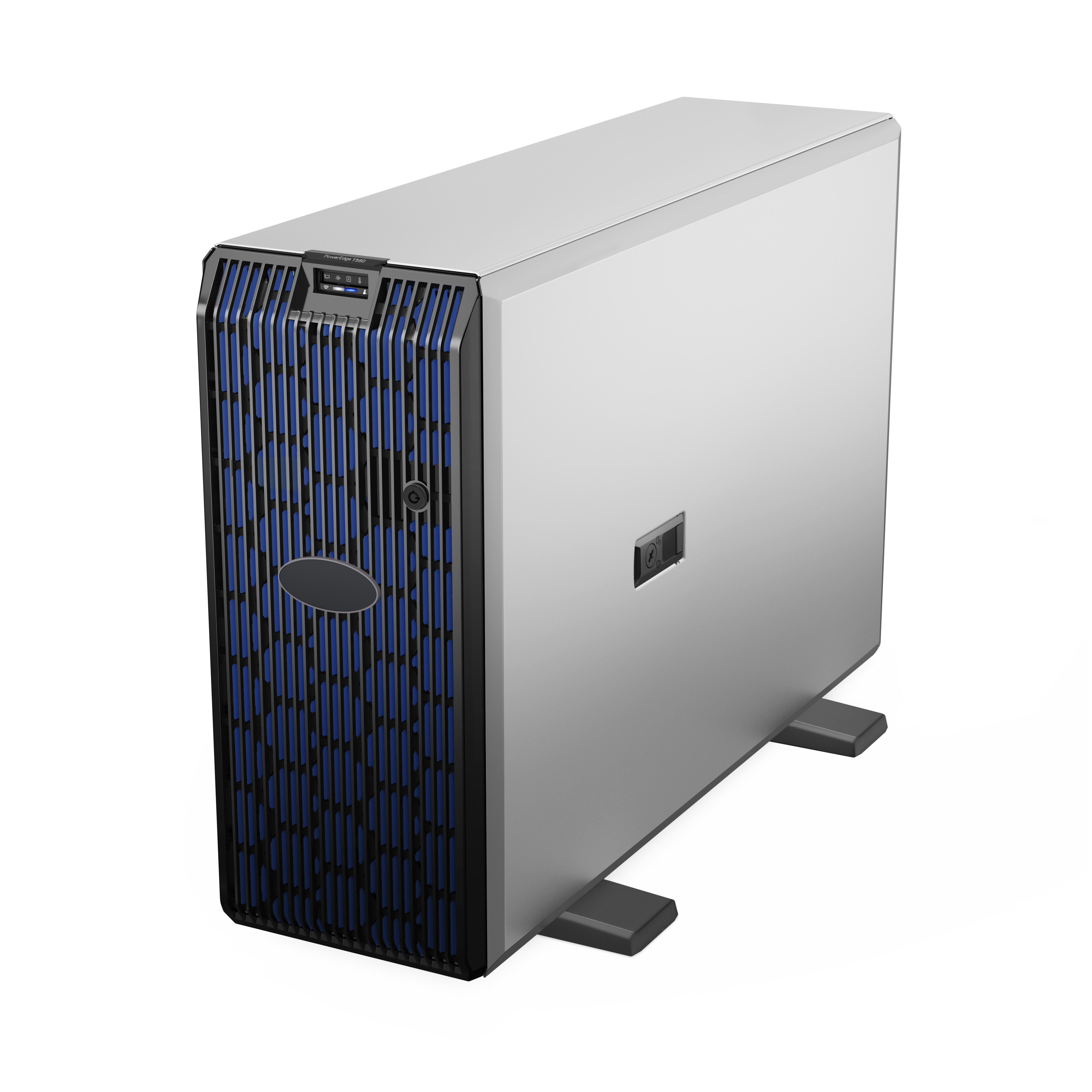 Dell Poweredge T560 8x3.5 Intel Xeon Silver 4510 1x32gb 1x480gb Ssd Sata 2x1100w H755 3y Basic Nbd