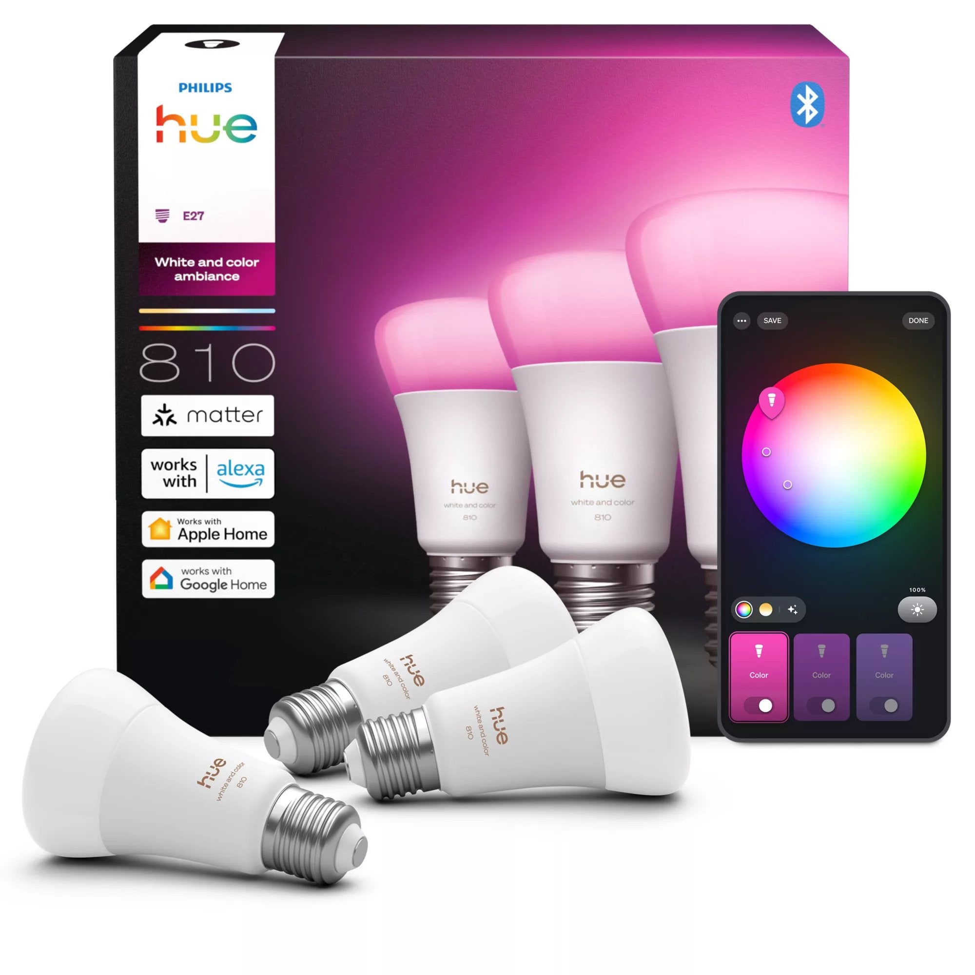 EAN 8720169364424 - Philips Hue White and Color ambiance 8720169364424 iluminación inteligente Bluetooth/Zigbee 6 W imagen 3