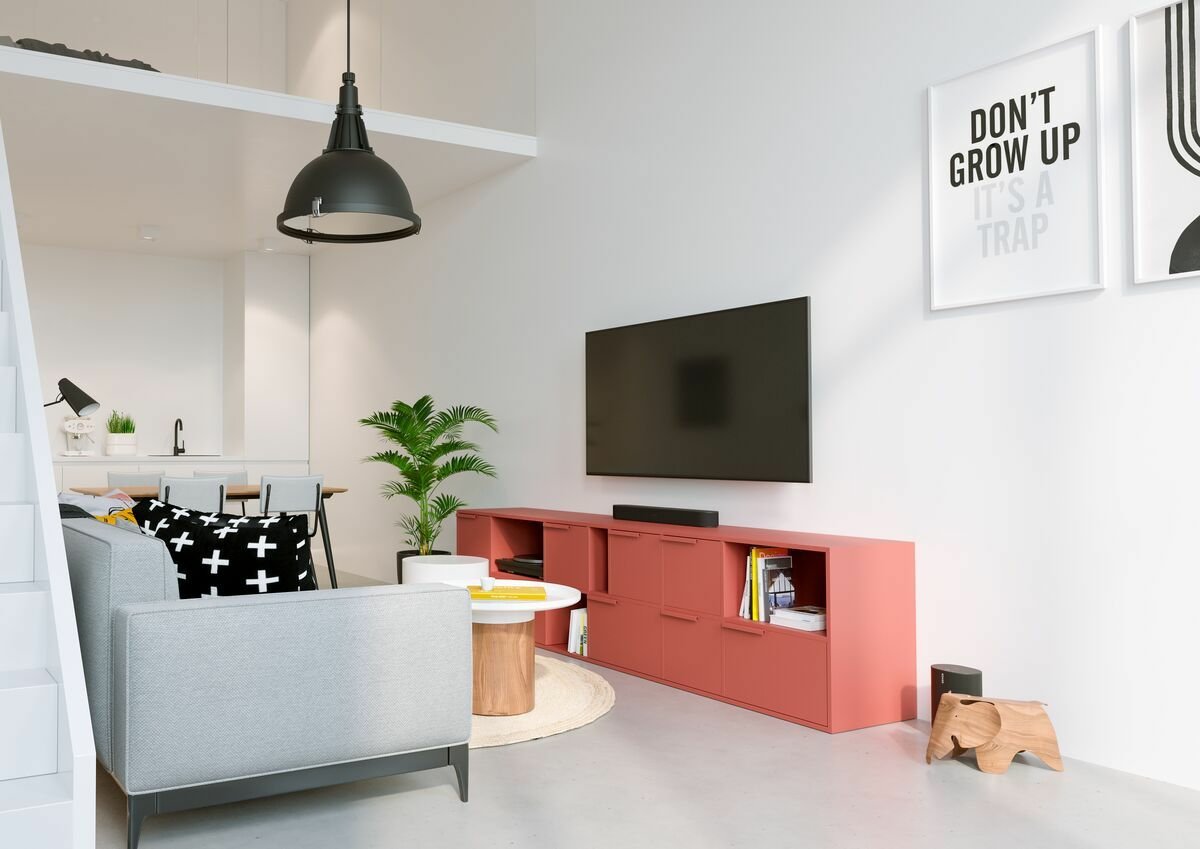 Soporte De Pared Vogel'S Ma2000-C1 Negro  Para Tv De 19" A 40"