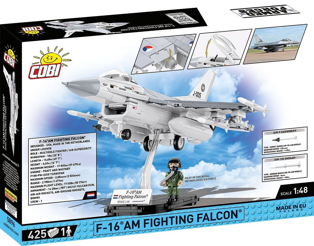 EAN 5902251058968 - COBI F-16AM Fighting Falcon imagen 13