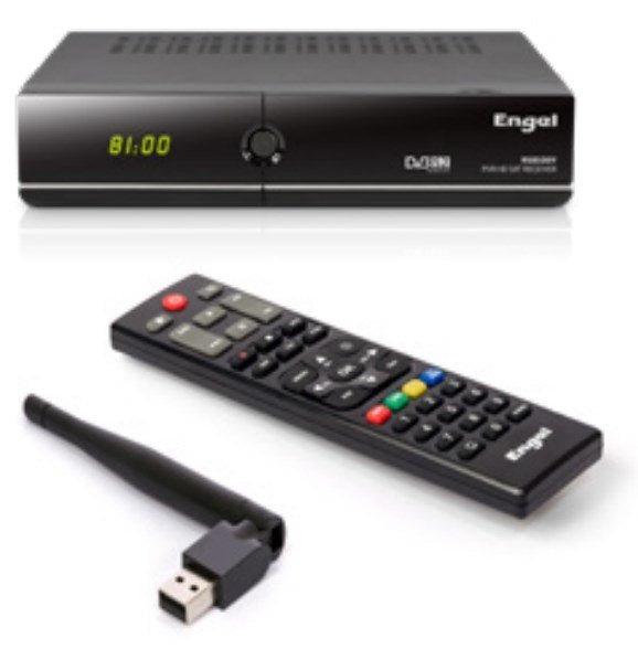 Receptor Satelite Hd Engel Rs8100y  Hdtv, Hdmi Pvr Iptv Usb 2.0 Wifi Lan Timeshift Epg Dvb S2
