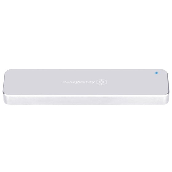Silverstone Sst-Ms09s - Sata Externo - Caja Ssd M.2, Usb 3.1 Gen.2, Plateado