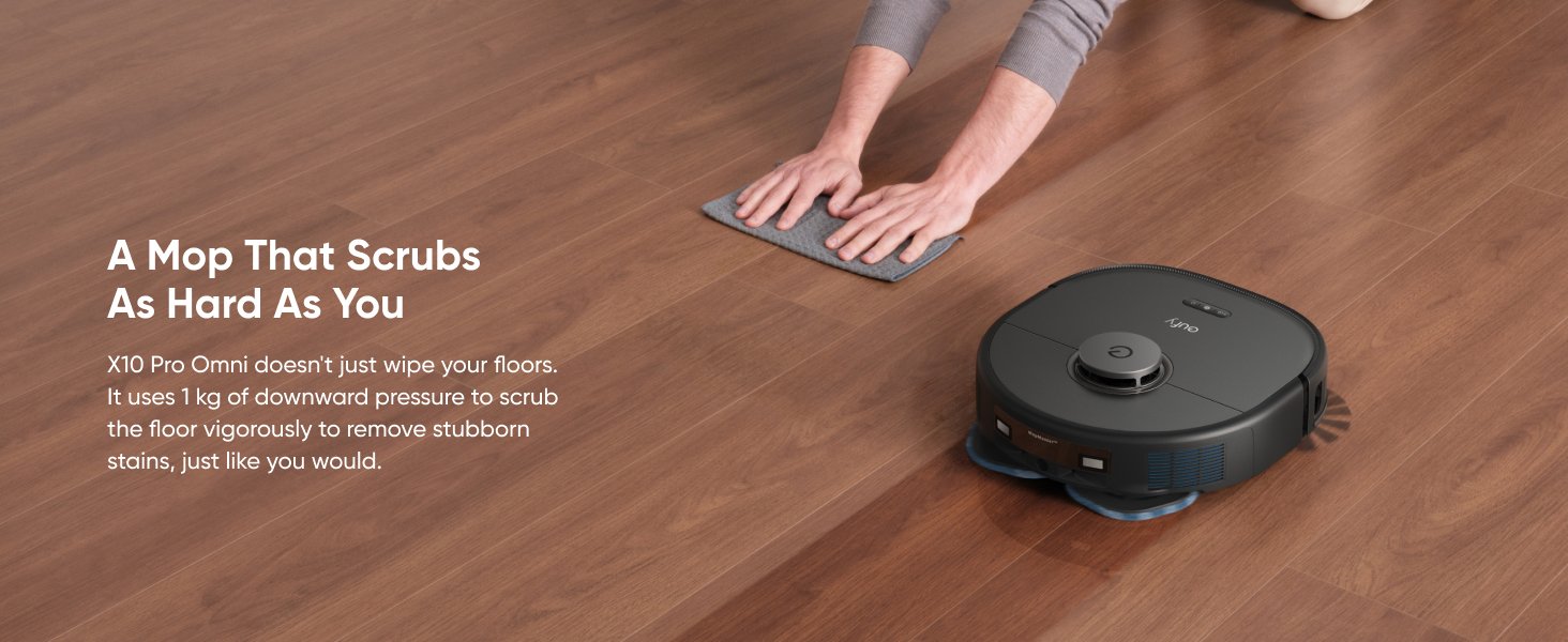 Robot De Limpieza Con Estación De Vaciado Automático Eufy X10 Pro Omni
