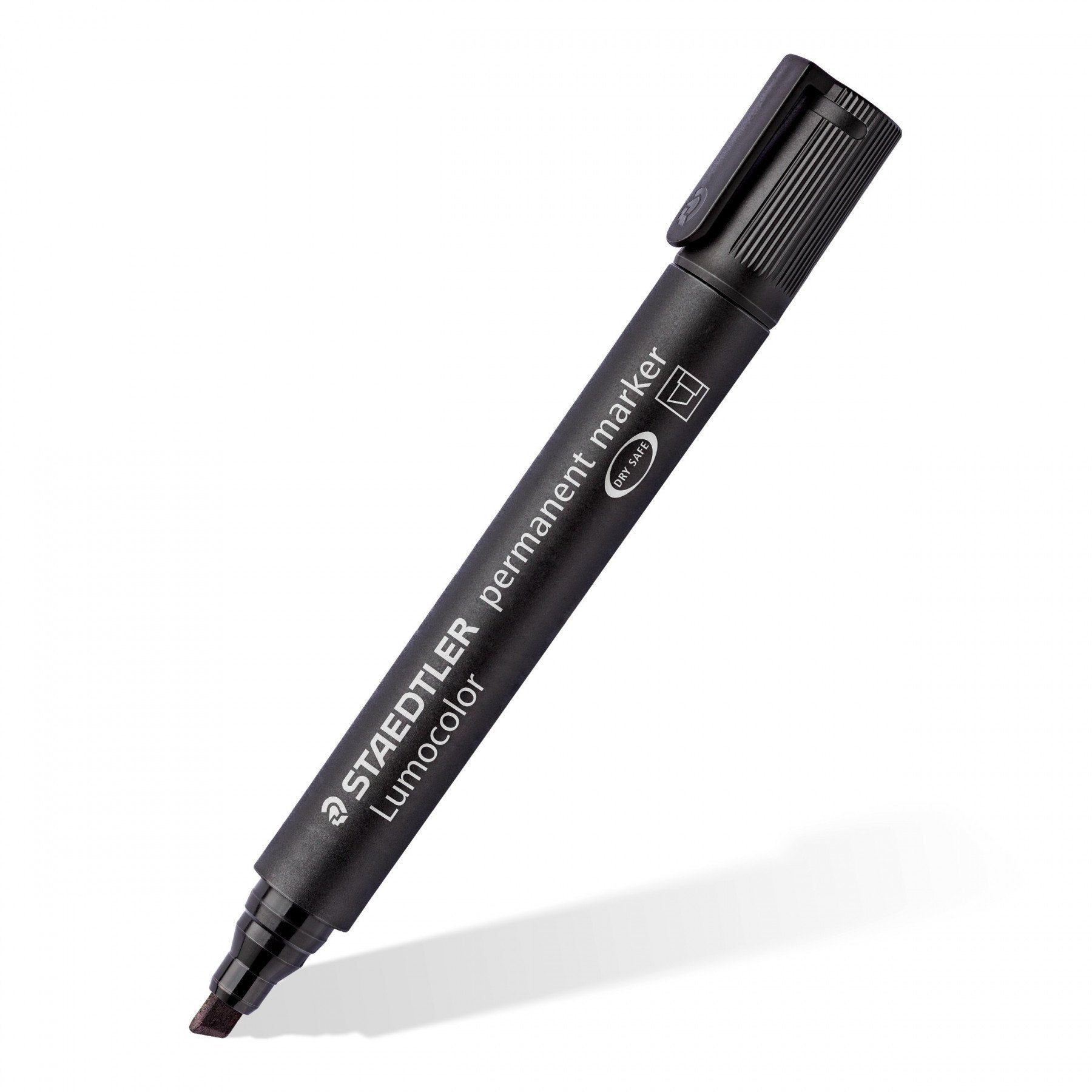 Staedtler Rotulador Permanente Lumocolor 350 P/Biselada Negro