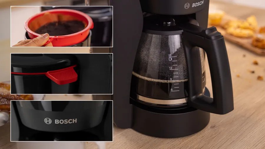 Cafetera De Filtro Bosch Home Tka3m133 Negro