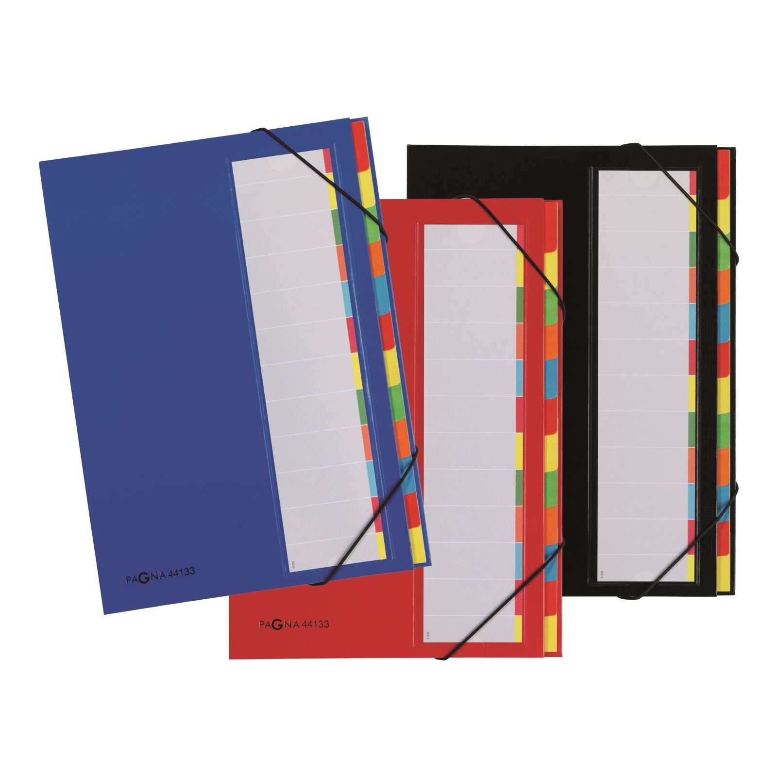 Pagna 44133-01 Carpeta Cartón, Papel, Poliéster, Caucho Rojo