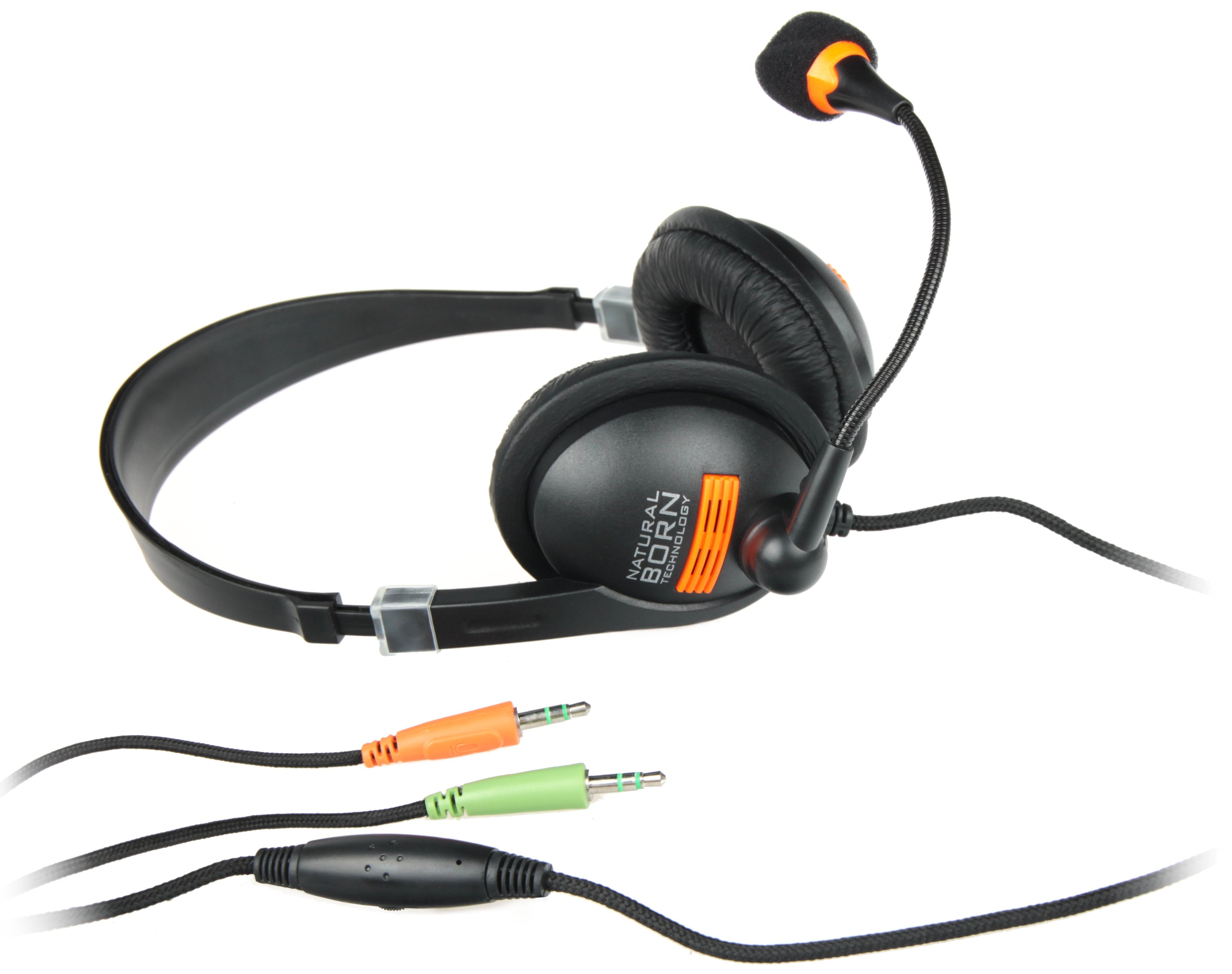Auriculares Natec Drone Con Microfono Negros Jack 3,5mm