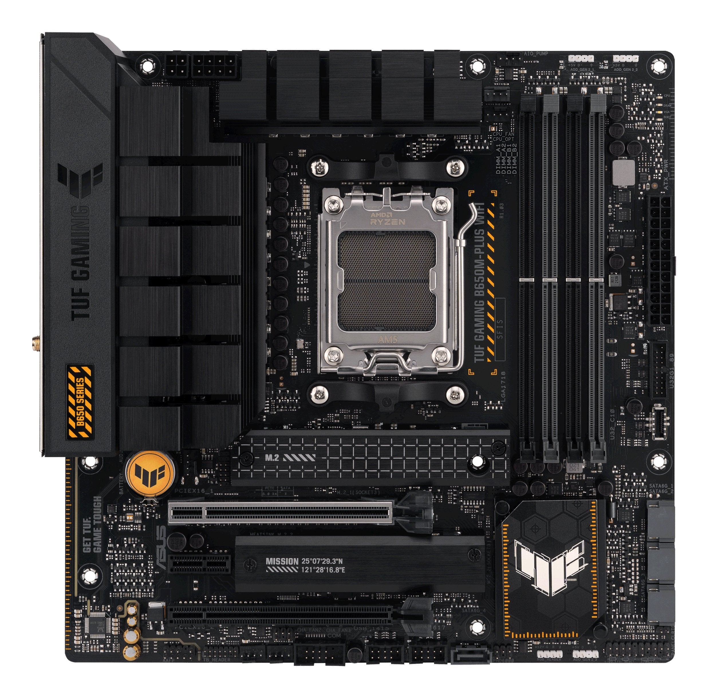 EAN 4711081912118 - ASUS TUF GAMING B650M-PLUS WIFI AMD B650 Zócalo AM5 micro ATX imagen 2