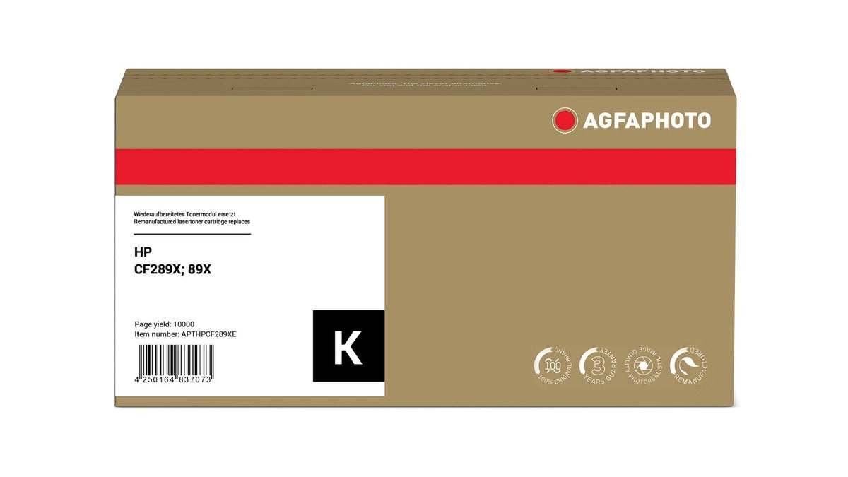EAN 4250164837073 - AgfaPhoto APTHPCF289XE cartucho de tóner Compatible Negro imagen 2