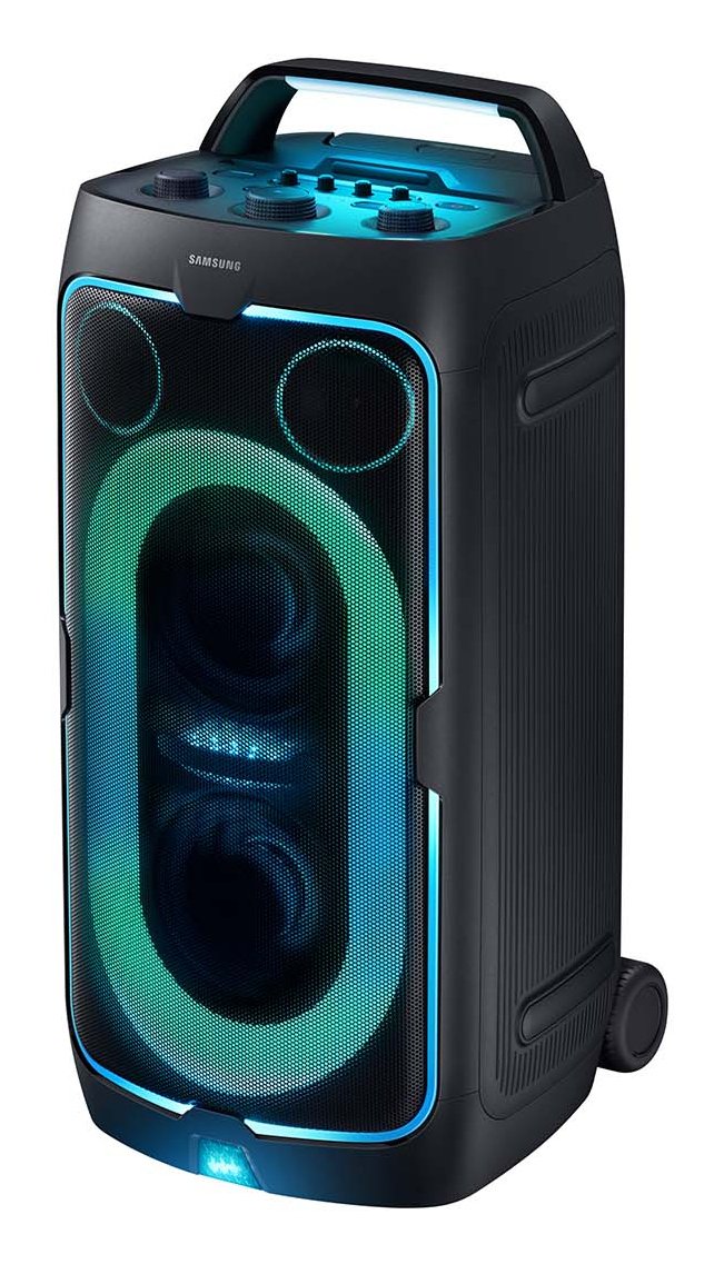 Altavoz De Gran Potencia Samsung Mx St50f Zf 240w Con Batería Autonomía 18h Portátil Para Fiestas Asa De Transporte Y Ruedas Bluetooth