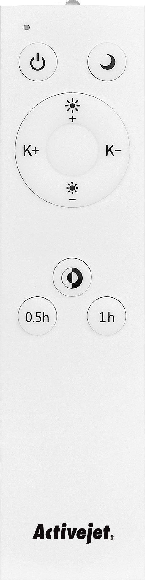 Plafon  Activejet Led Aje-Focus Grey + Pilot Iluminación De Techo Gris Bombilla(S) No Reemplazable(S) G