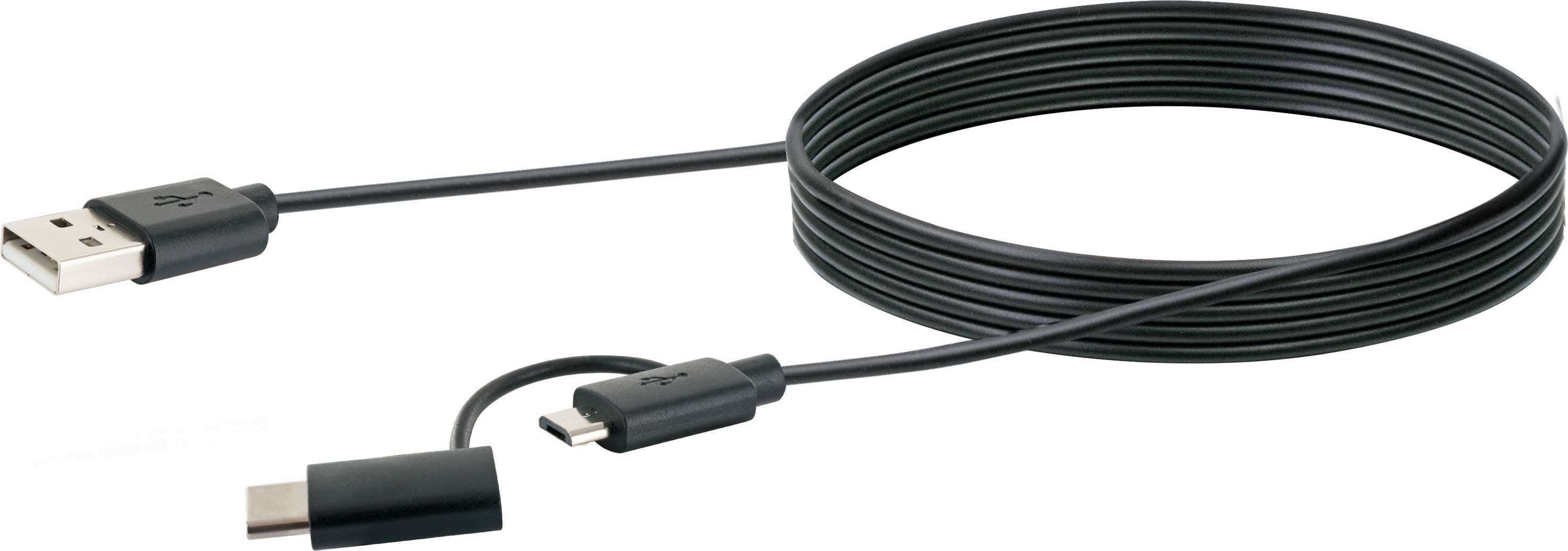 Cable Multiadaptador Usb 3.1 Schwaiger Usb 3.1 C 1m, Sw
