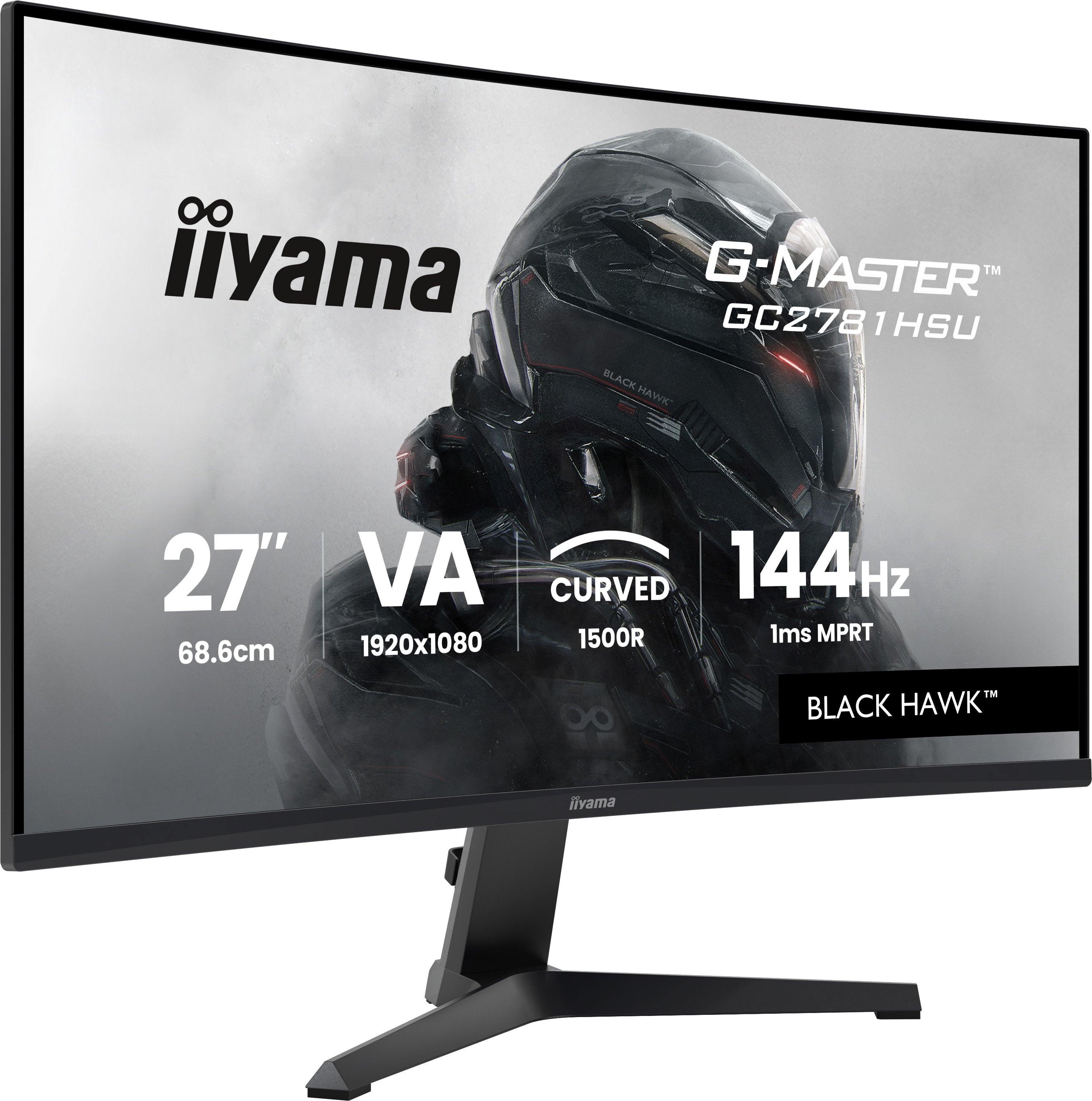 Iiyama 68.6cm 27" Gc2781hsu-B1 16:9 Hdmi+Dp Lift Ips