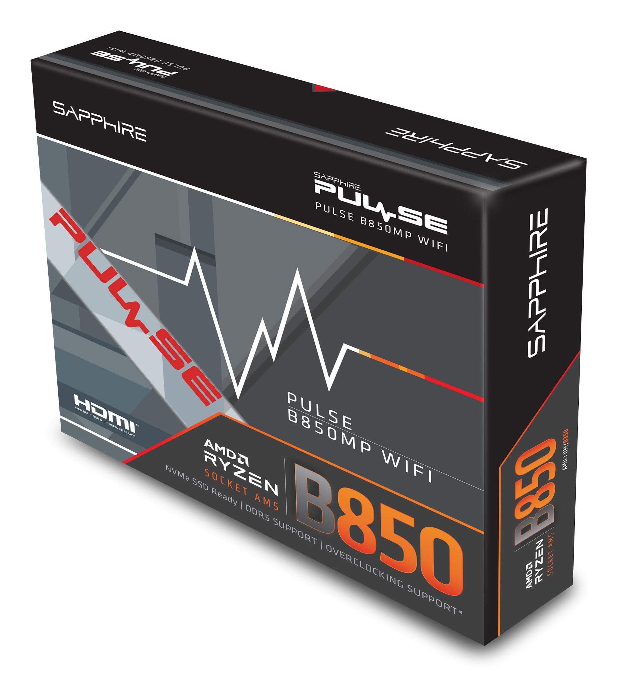 EAN 4895106296947 - Sapphire PULSE B850M WIFI AMD B850 Zócalo AM5 micro ATX imagen 7