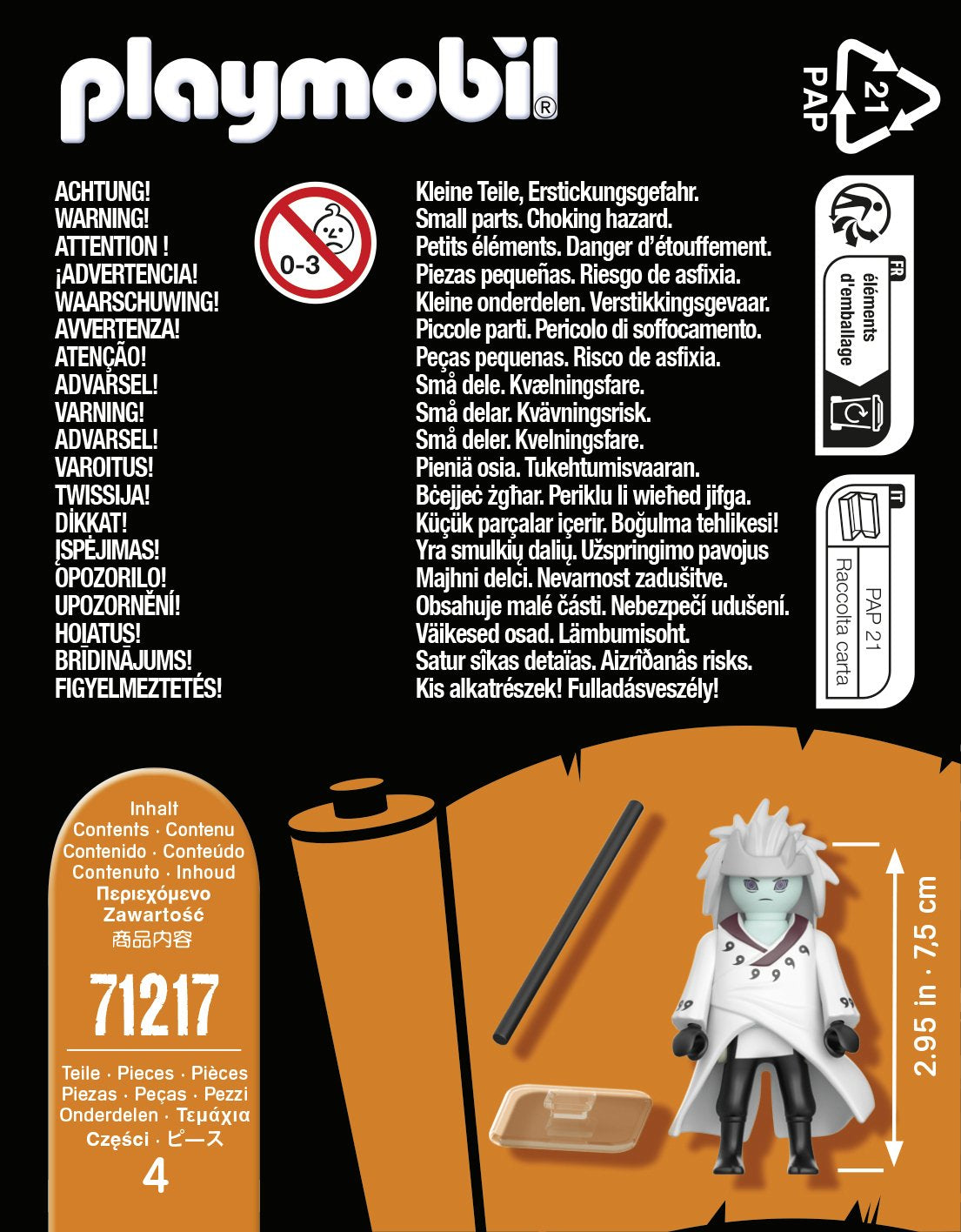 Playmobil 71217 Naruto Shippuden - Madara Sage Of The Six Paths Mode