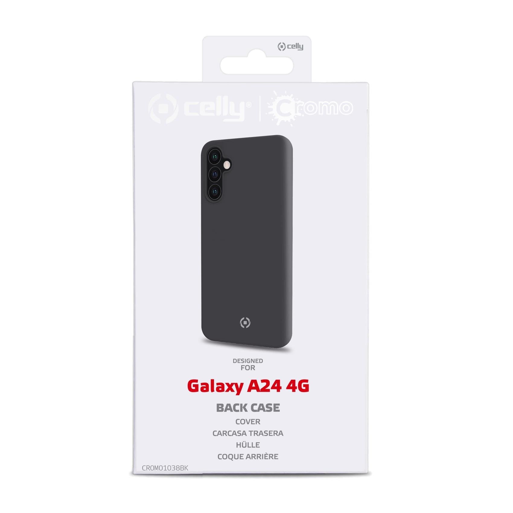 Celly Cromo1038bk Funda Para Galaxy A24 4g  (6.5") Negro