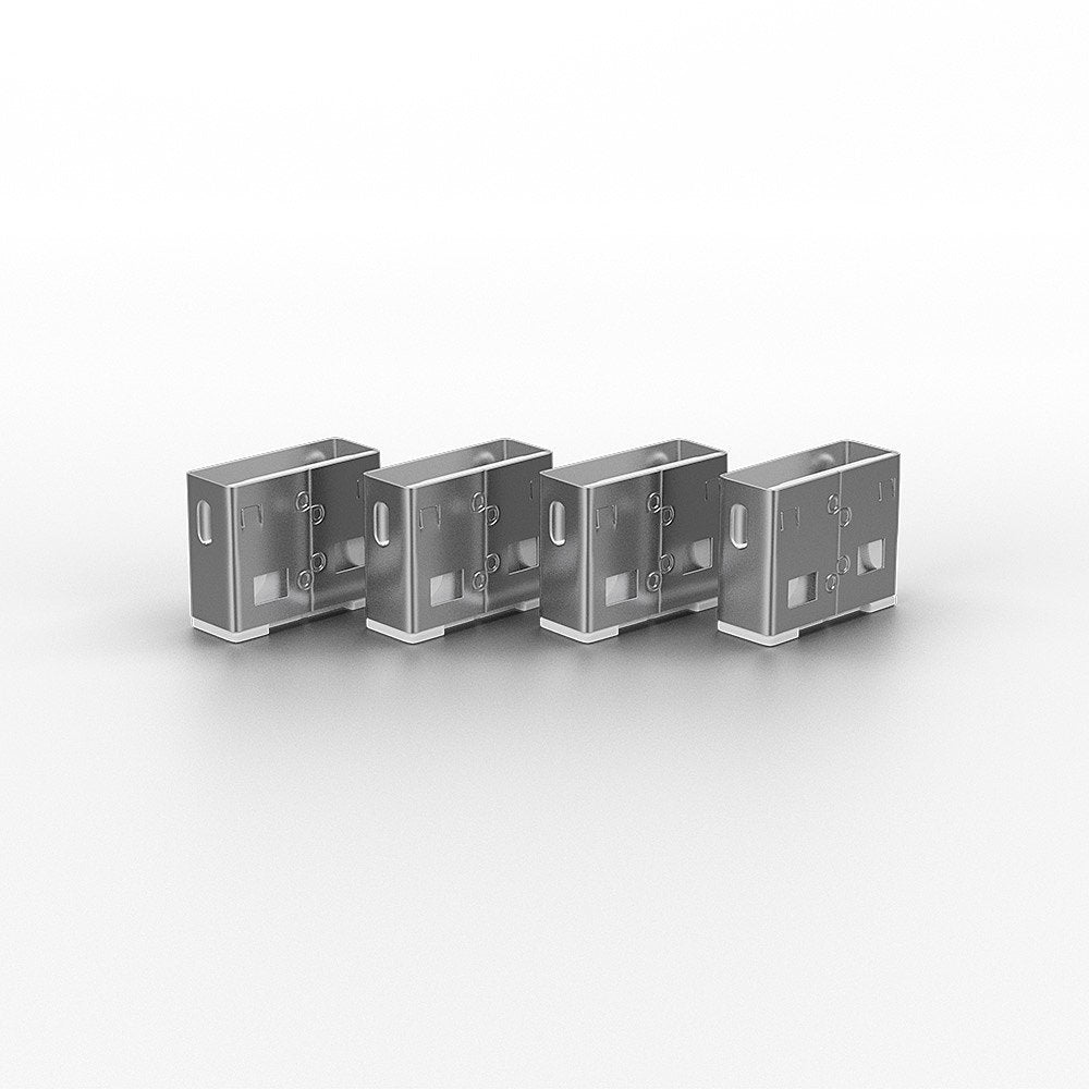 Lindy 40454 Bloqueador De Puerto + Clave Usb Tipo A Blanco 5 Pieza(S)