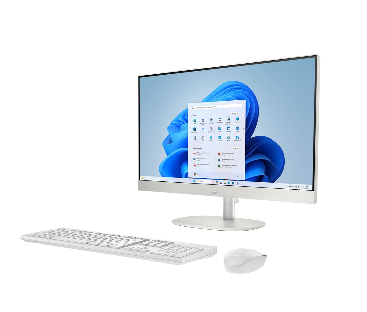 All In One Hp 24 Cr2000ns 23 8" Full Hd Intel Core Ultra 5 225u 16 Gb Ram 512 Gb Ssd Intel Uhd Graphics Sin Sistema Operativo Blanco