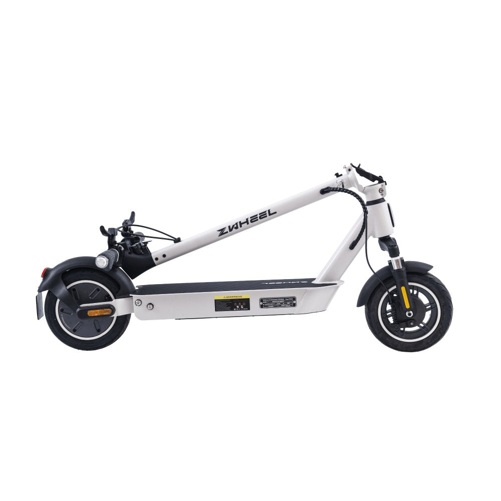 Zwheel Zfox Max Artic White Patinete Electrico Motor 400w - Homologado Dgt - Velocidad Hasta 25km/H - Autonomia Hasta