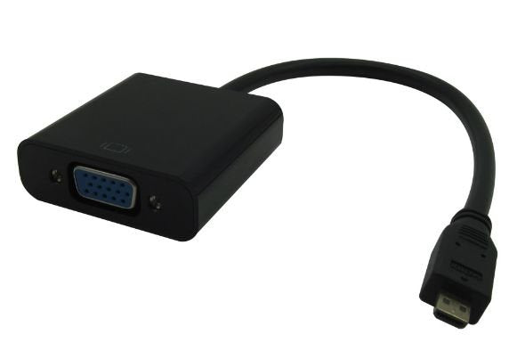 Hdmi Micro - Vga Adapter M-F Hdmi Micro D Type - Vga 25cm