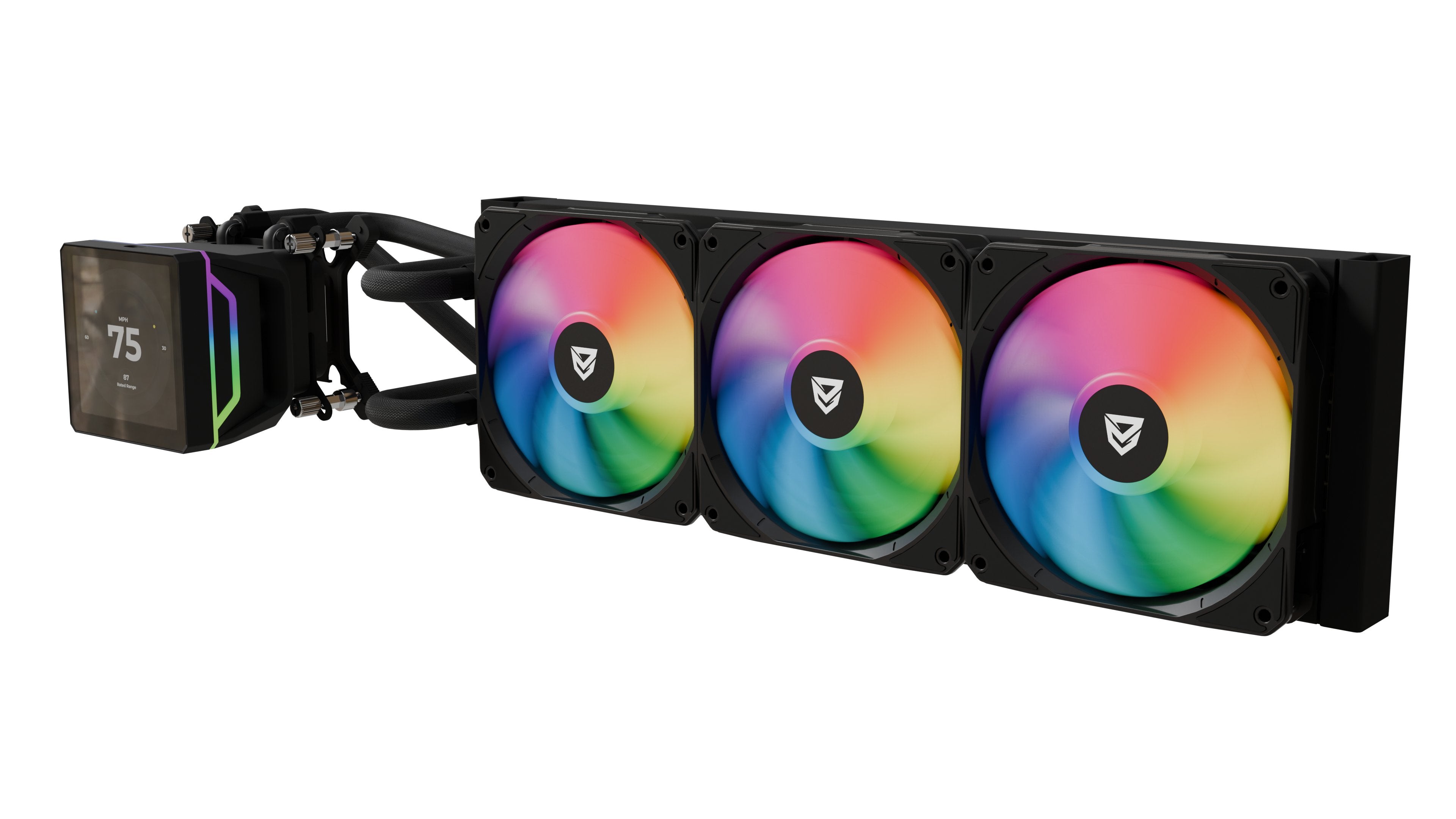 EAN 8435443722431 - Nfortec NF-SFAN-SEDNA-360-BLACK sistema de refrigeración para ordenador Procesador Sistema de refrigeraci imagen 1