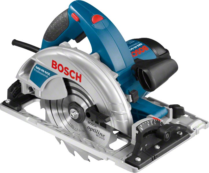 Sierra Circular Manual Bosch Professional Gks 65 Gce Professional Azul/Negro, 1.800 W 601668900