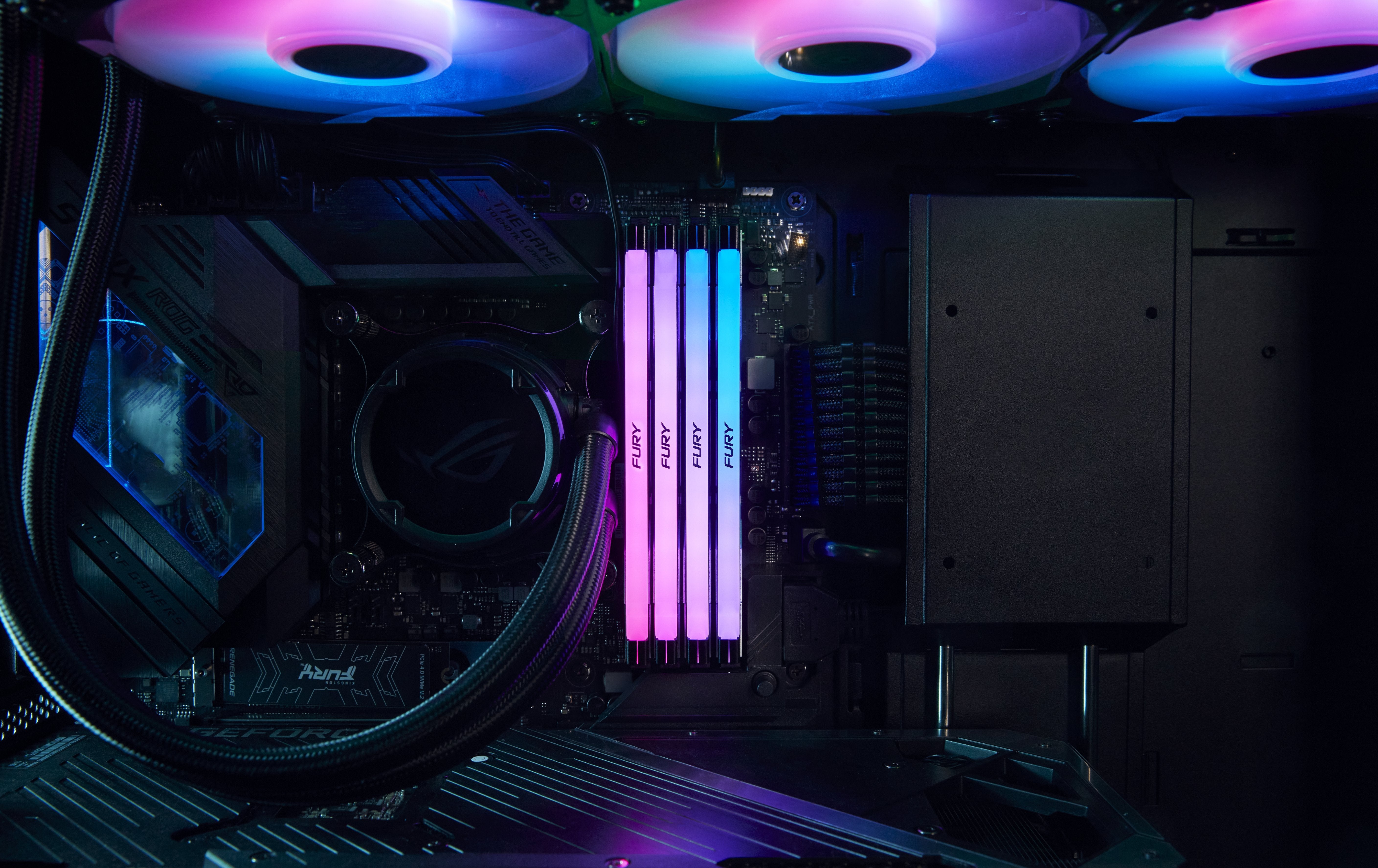 Memoria Kingston Technology Fury Renegade Rgb  32 Gb 1 X 32 Gb Ddr5 6400 Mhz  Kf564c32rsa-32
