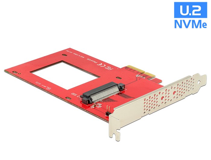 Delock Pci Express X4 Tarjeta > 1 X Intern U.2 Nvme Sff-8639