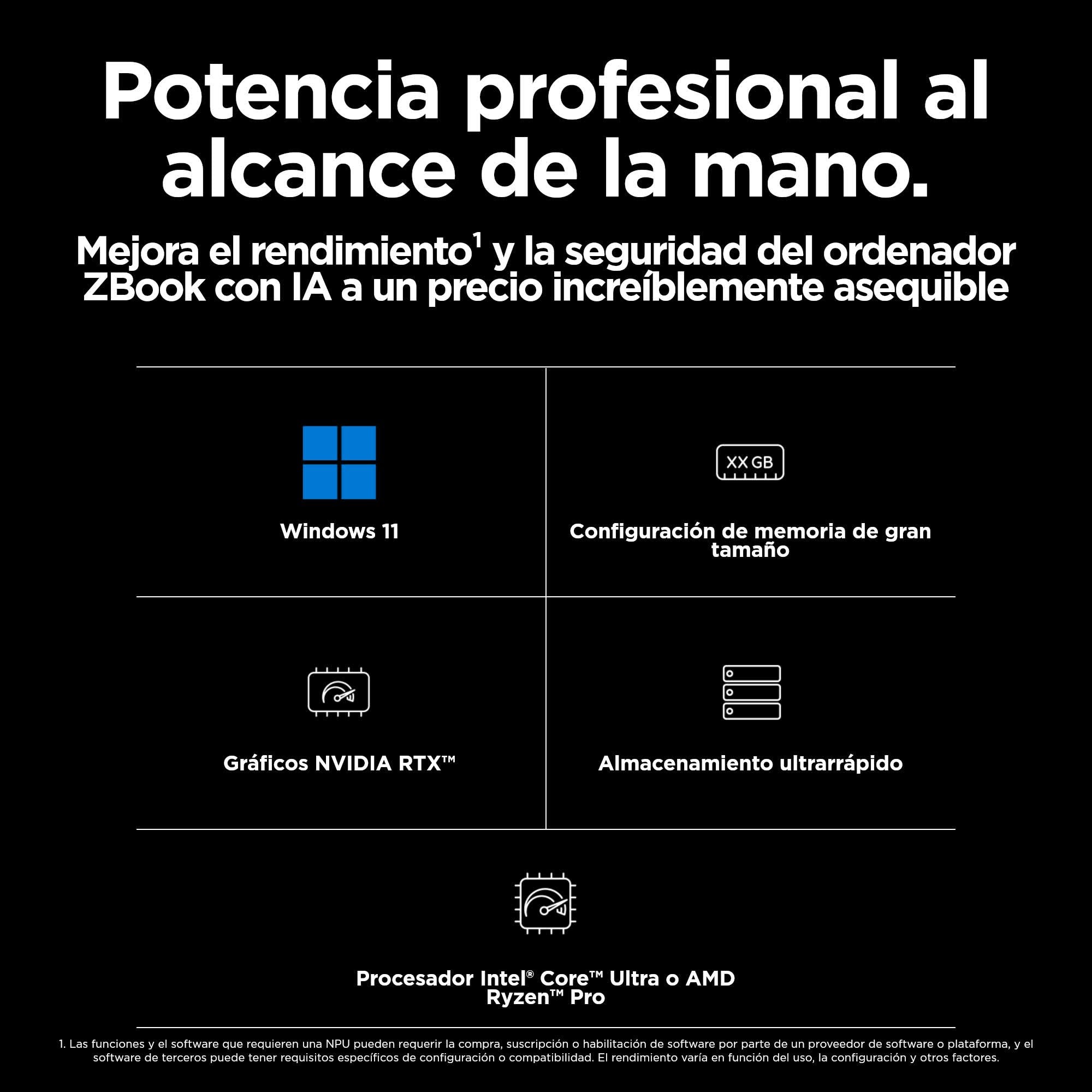 Portátiles Workstation Hp Zb Pw R9-8945hs 32/1 2000a W11p