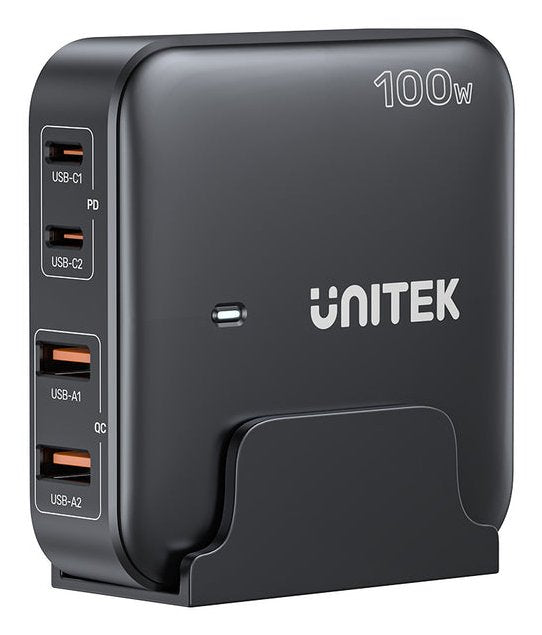 EAN 4894160051066 - UNITEK P1229ABK01-EU 100w Universal Negro, Blanco Corriente alterna Carga rápida Interior imagen 1
