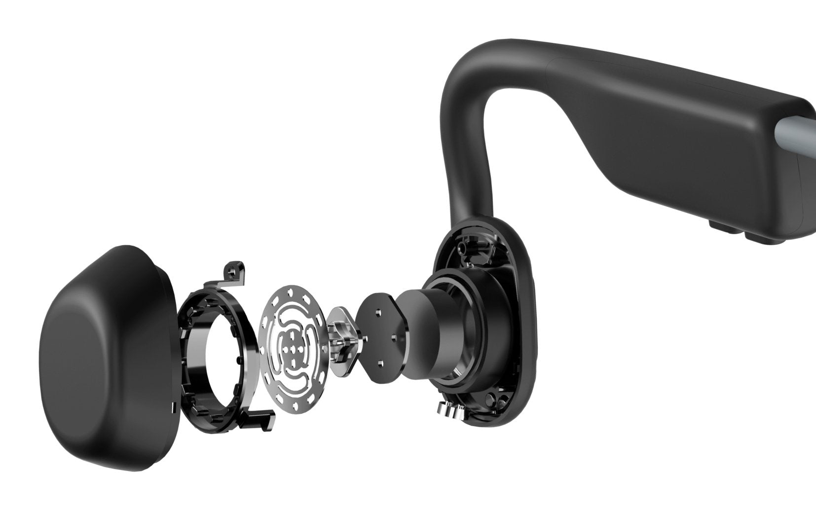 EAN 0850033806298 - SHOKZ OpenMove Auriculares Inalámbrico Banda para cuello Deportes Bluetooth Gris imagen 3