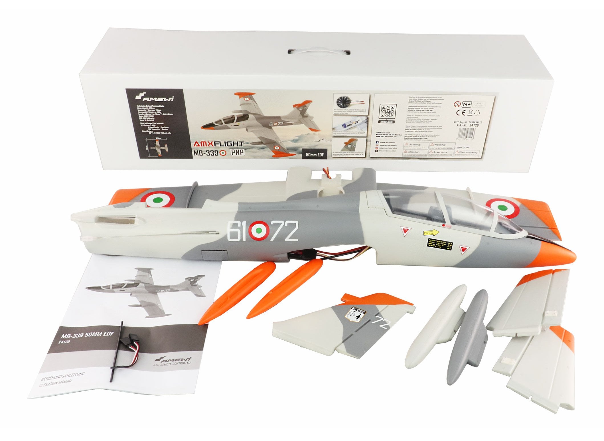 EAN 4262408971153 - Amewi MB-339 EDF Jet modelo controlado por radio Avión Motor eléctrico imagen 2