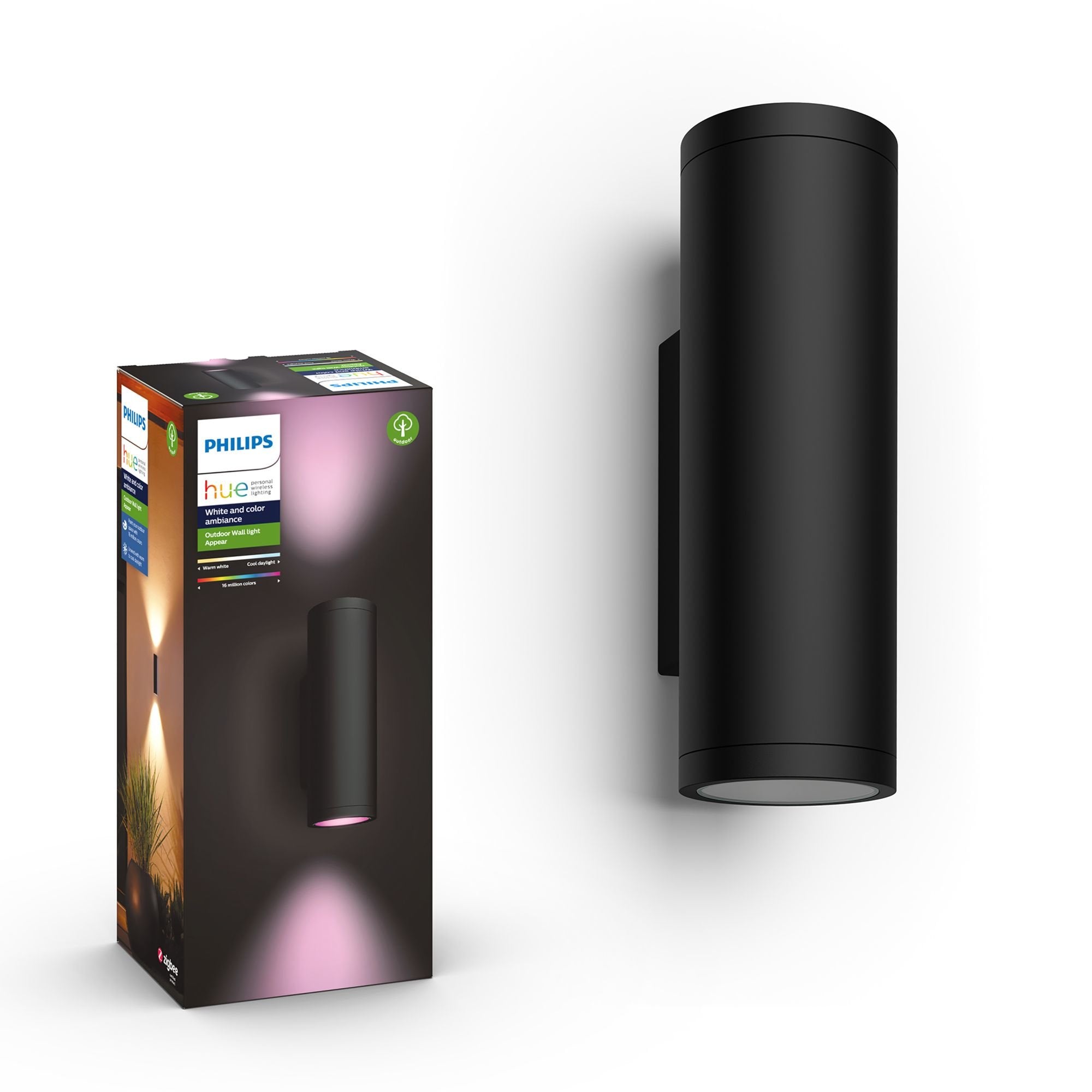 Philips Hue Appear  Kinkiet Czarny 2x