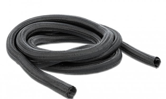 Delock Funda Trenzada De Cierre Automático 2 M X 13 Mm Negro