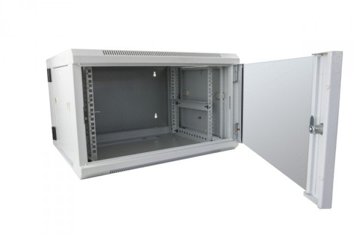 Allnet 19\"Wandgehäuse, 18he, 2-Teilig, T600mm, Lichtgris, Smb-Serie,
