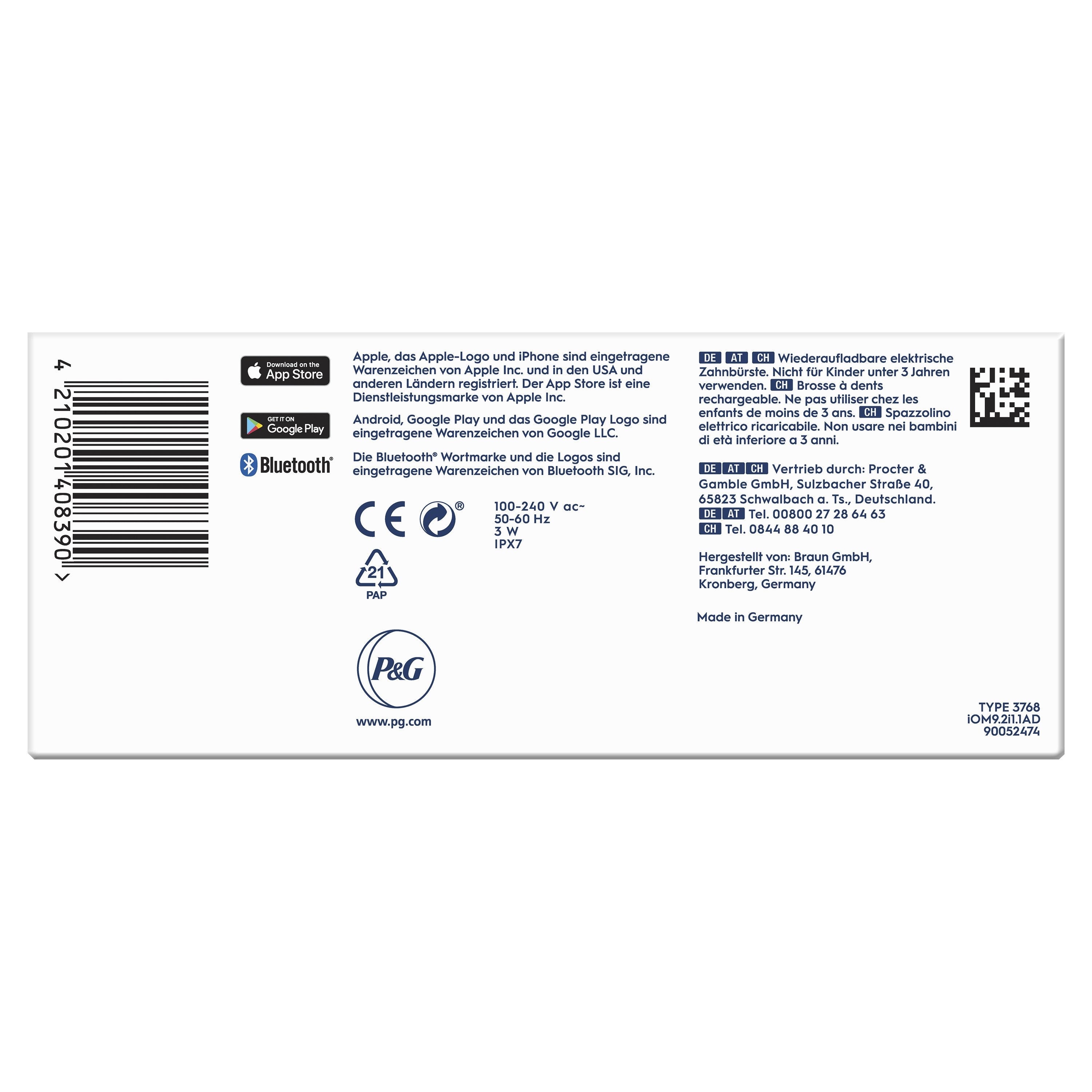 Cepillo Dental Electrico Braun Oral-B Io Serie 9n Color Rosa