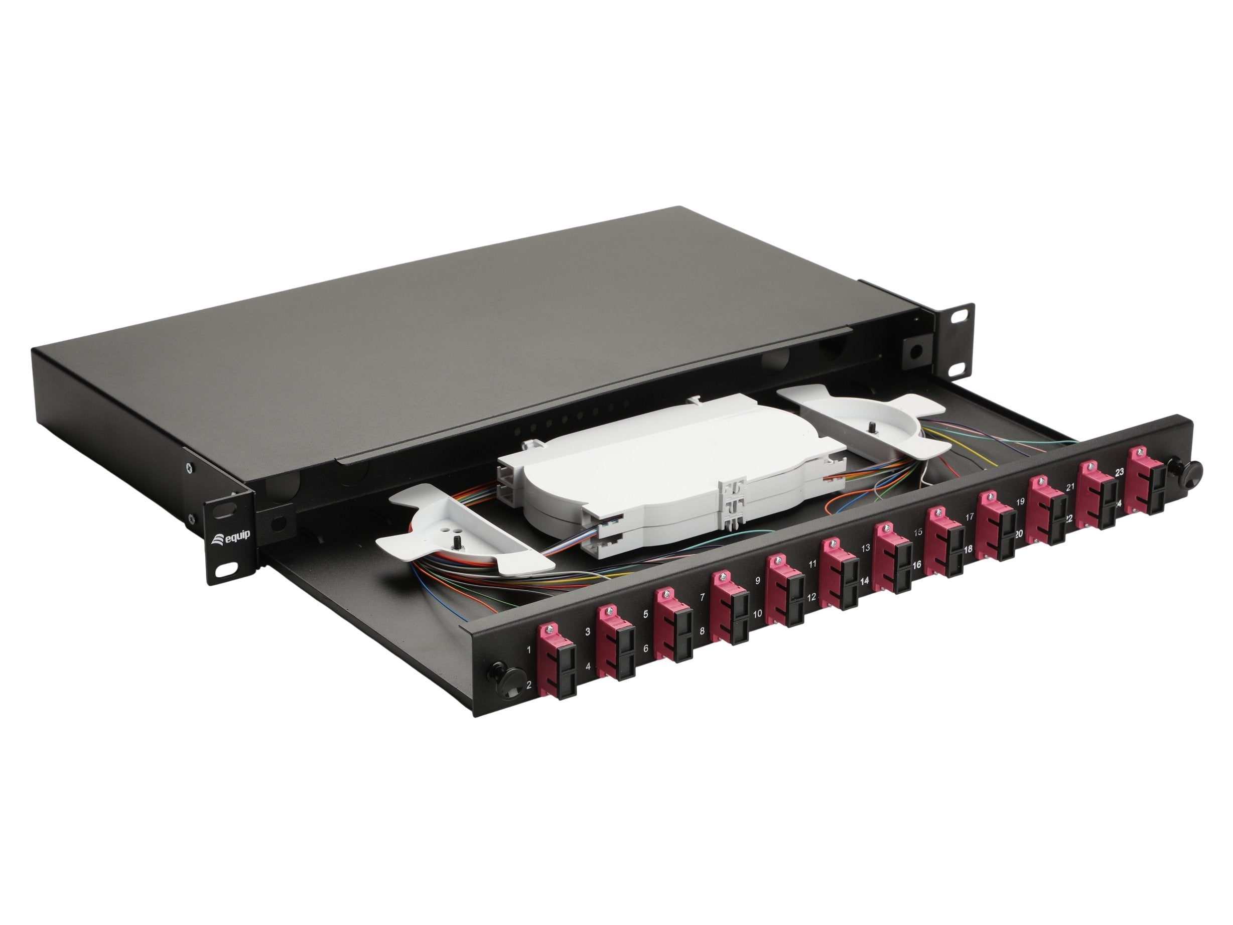 Equip Lwl-Spleisskamen 12-Port Sc-Duplex Om4 1u Komplett Sw