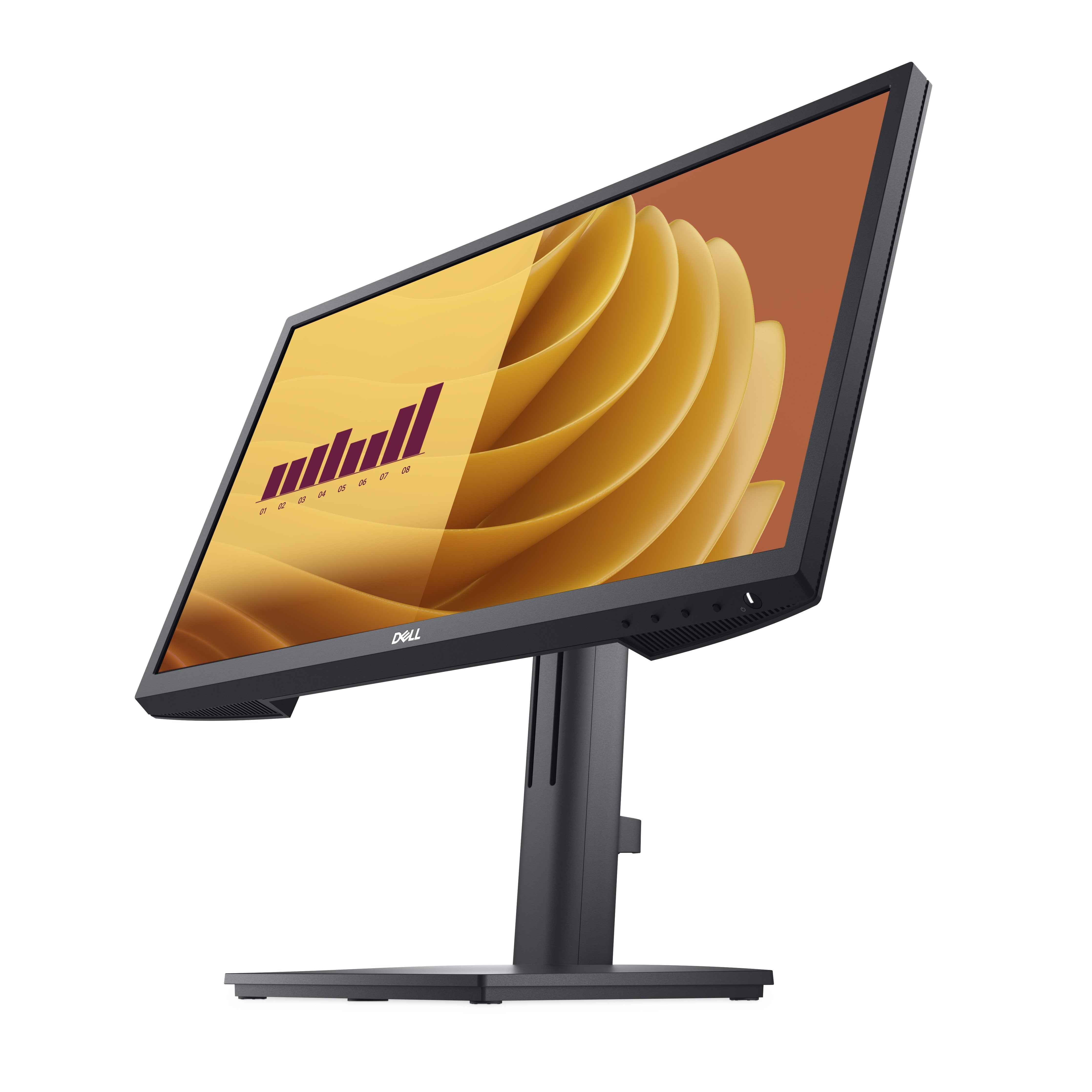 Monitor  Dell  E-Series E2225hs  22" Regulable Dp Vga Hdmi Regulacion 3 Años Negro.