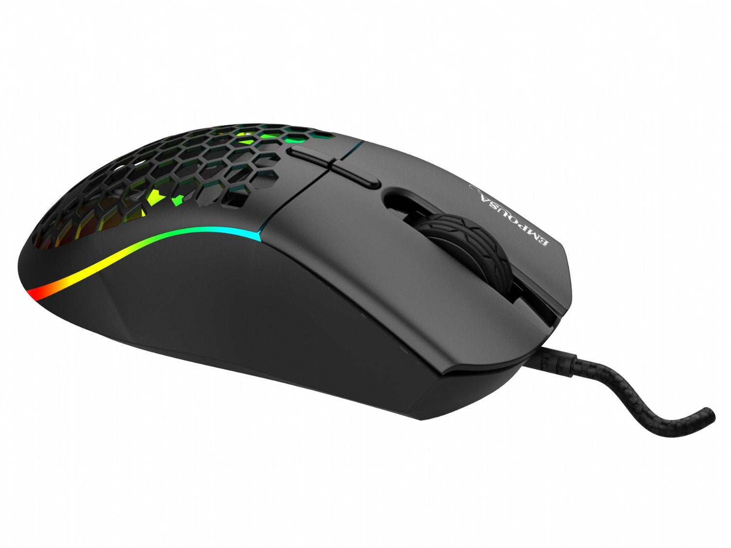Raton Gaming Inca Rgb 6 Led 10000 Dpi 7d Macro Keys Double