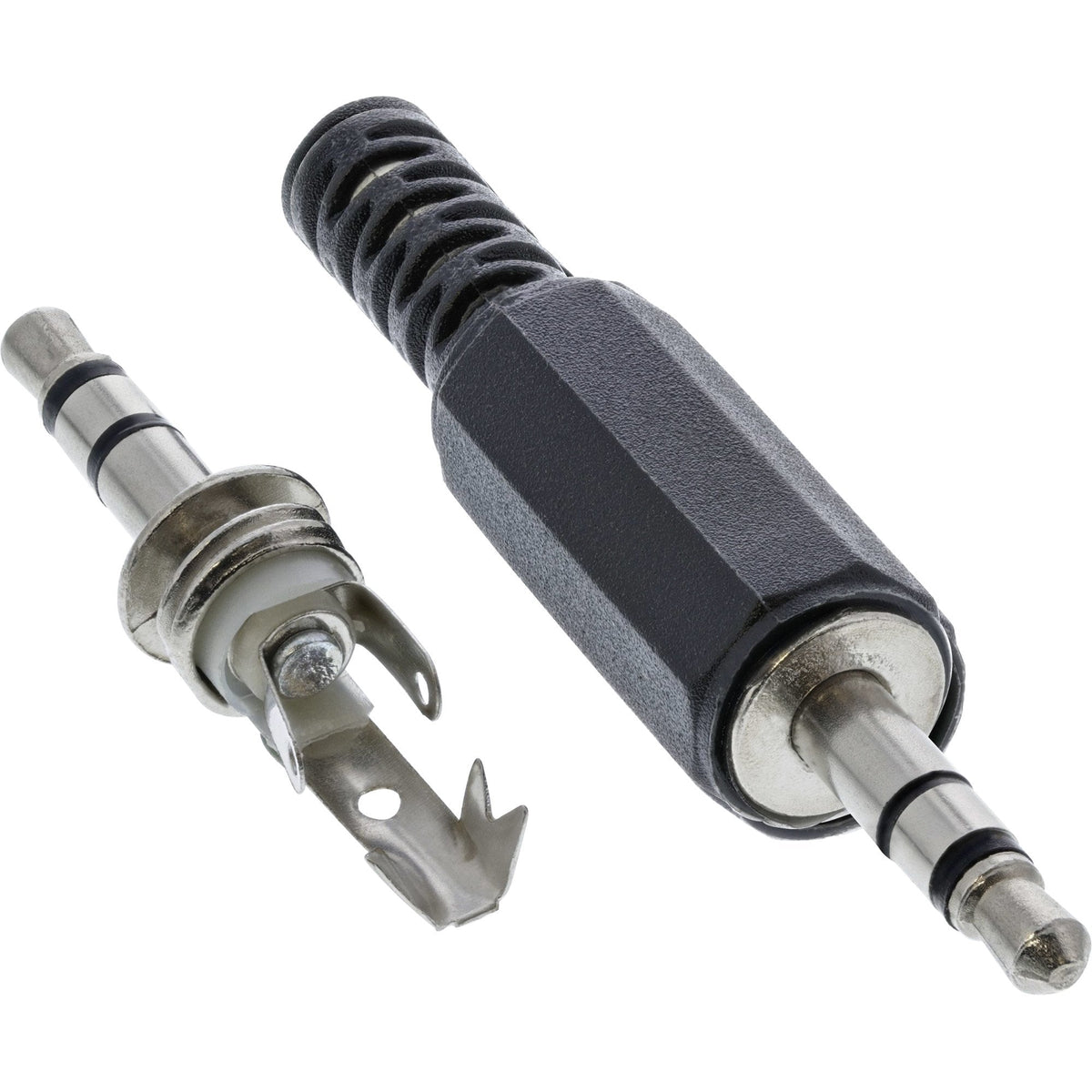 Inline 3.5mm Audio Stereo Macho Versión Para Soldar