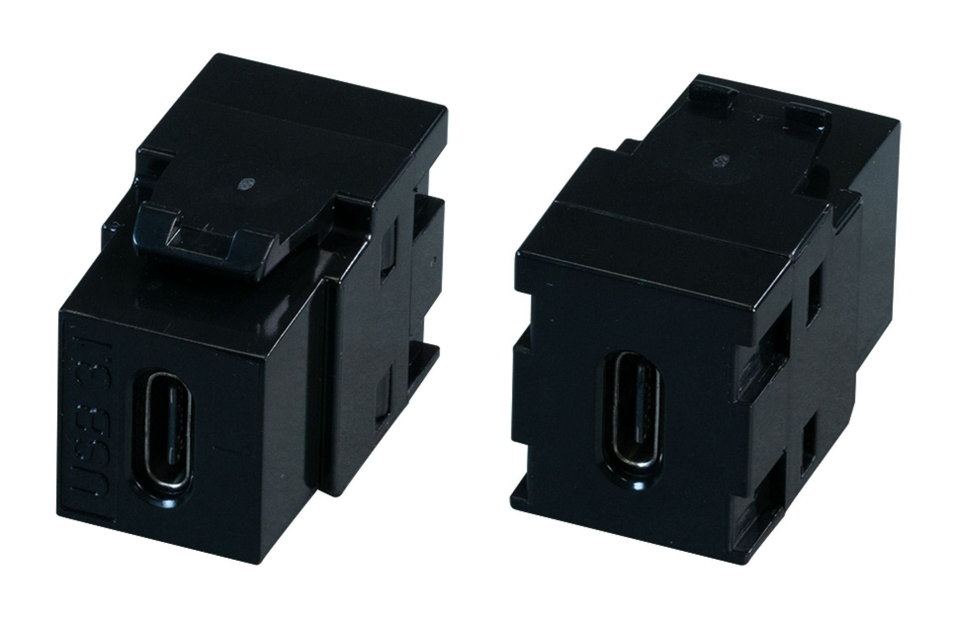 Efb Keystone Einbauadapter Usb3.1,C-C Buchse 10gbit S Schw