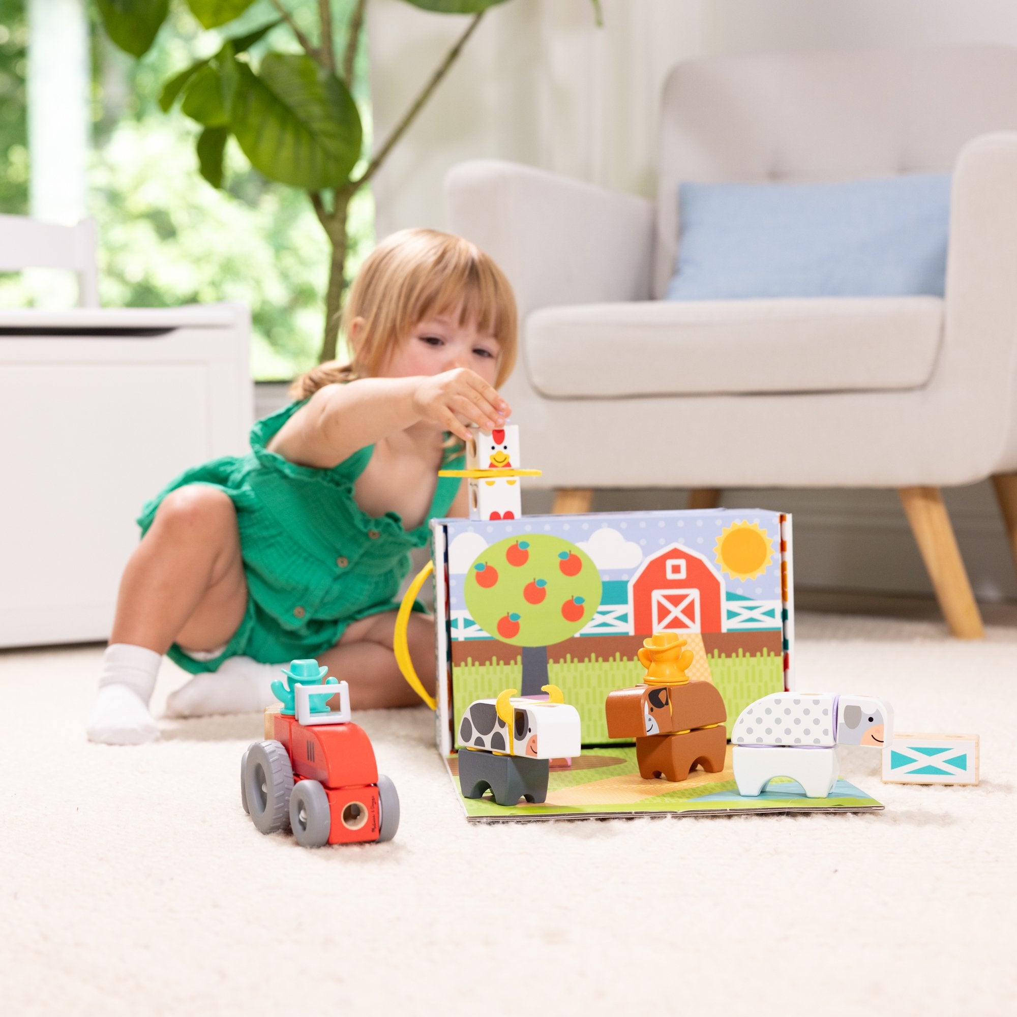 EAN 0681147005457 - Melissa & Doug MDT BBN Blockables Farm GML imagen 3