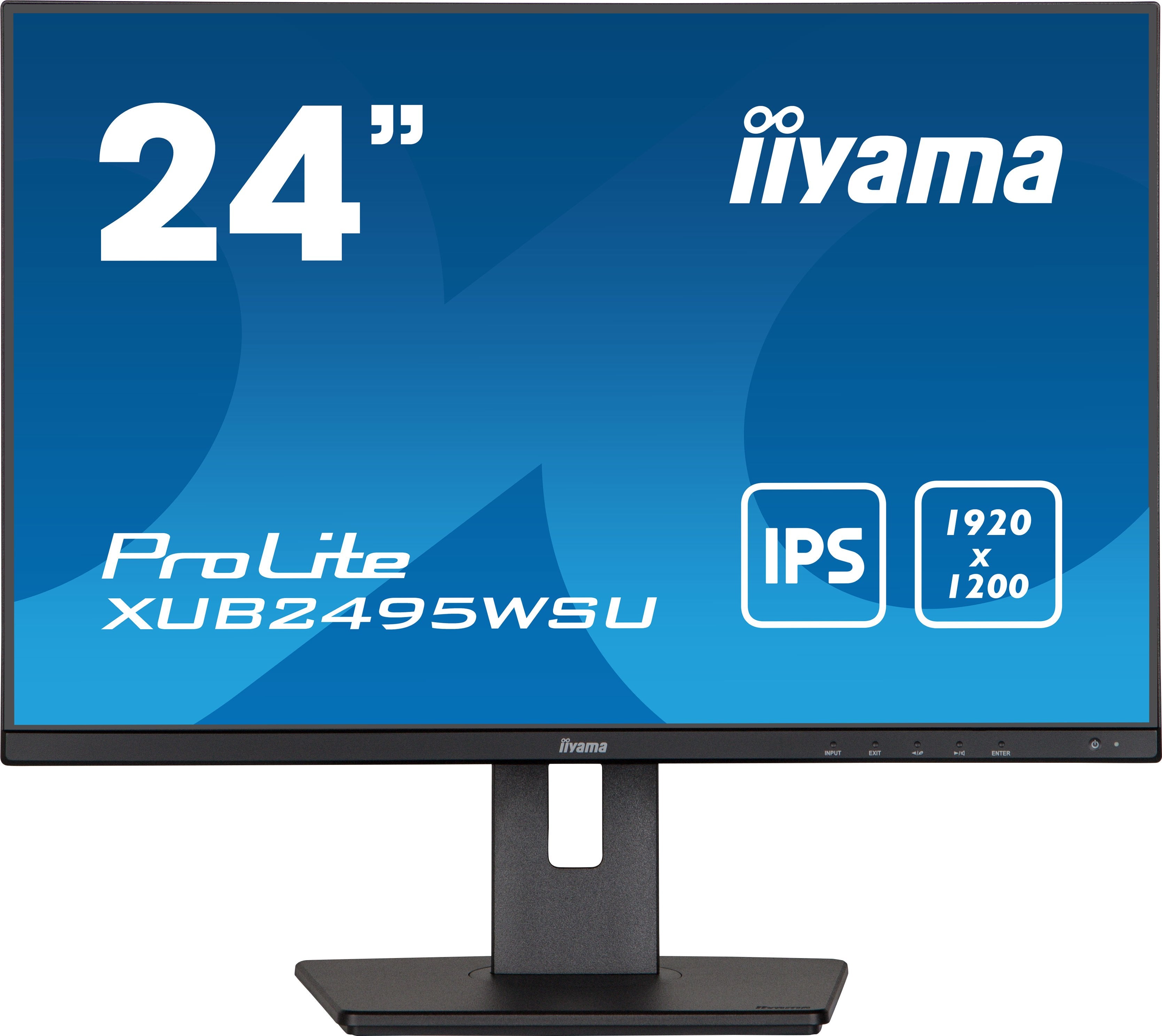 Monitor Iiyama 61.1cm 24" Xub2495wsu-B5 16:10 Hdmi+Dp+Usb Ips Bl Retail