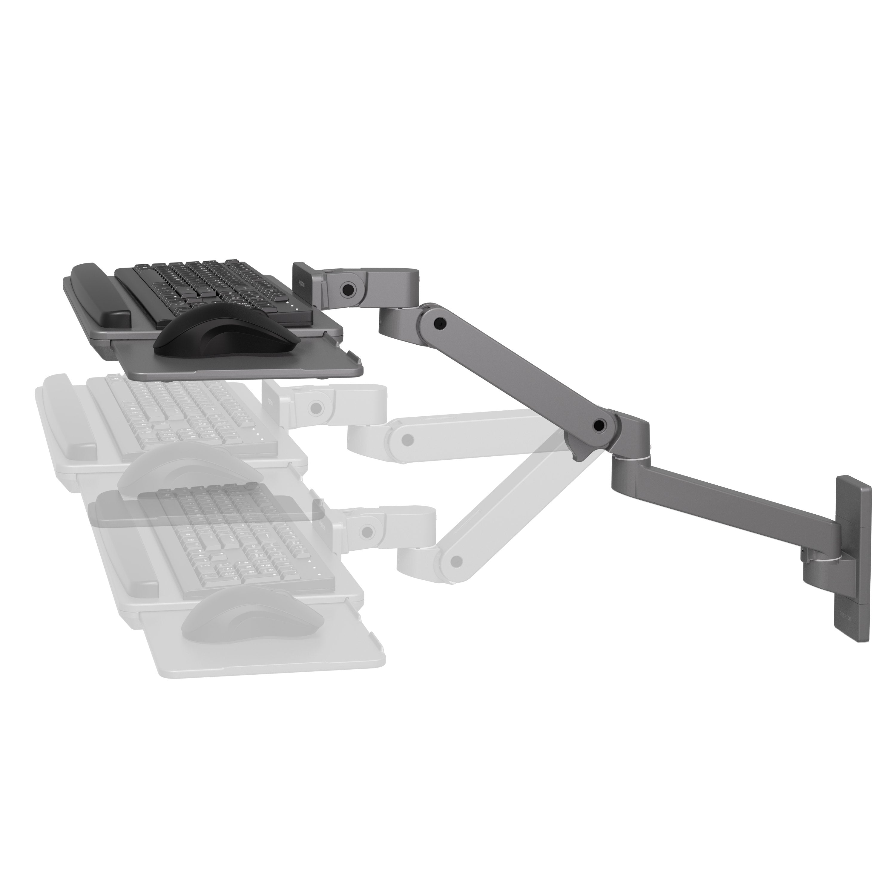 Ergotron Brazo Para Teclado De Pared Lx Pro (Gris Oscuro)