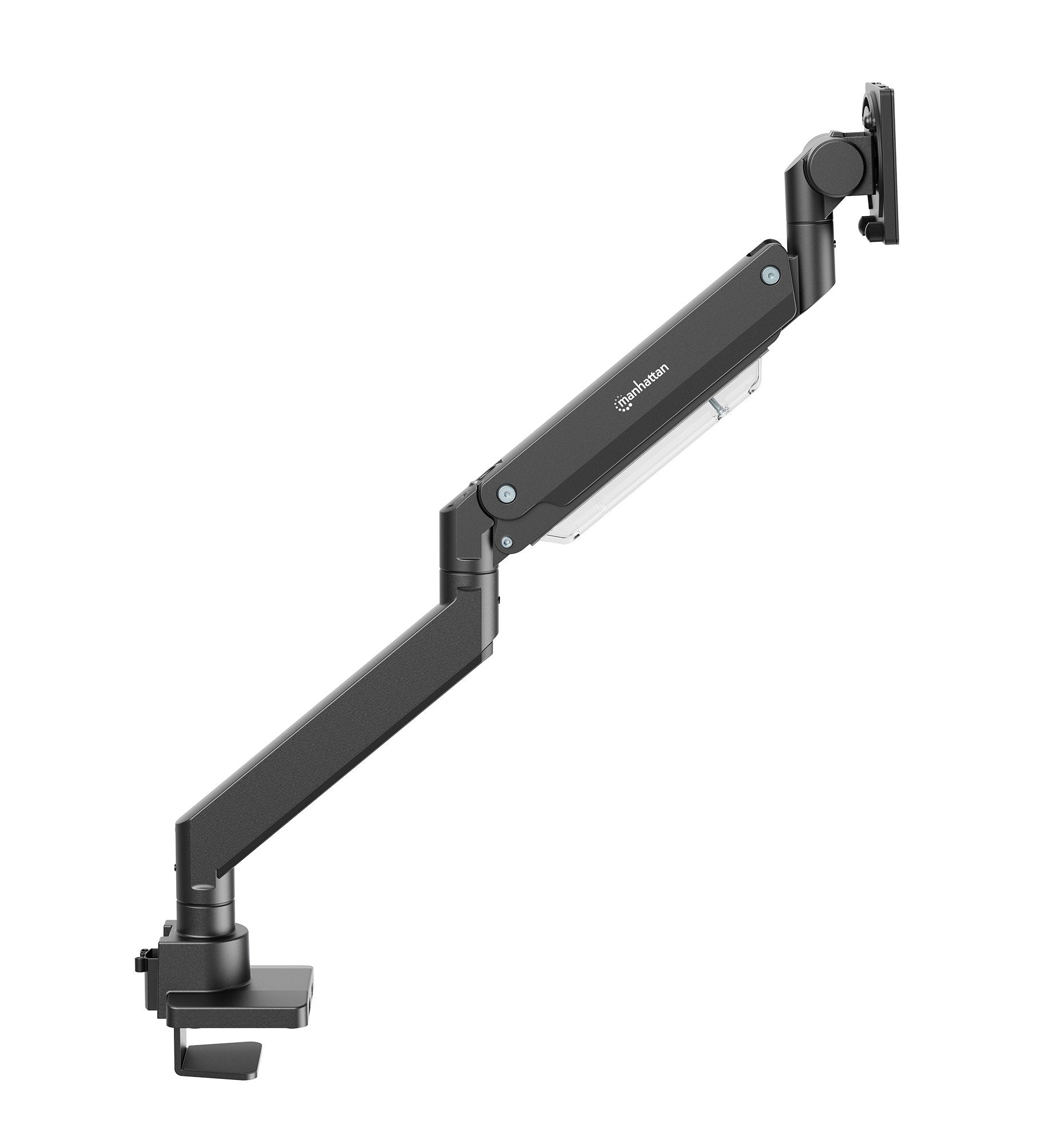 Soporte Manhattan 462594 Para Monitor  (57") Escritorio Negro