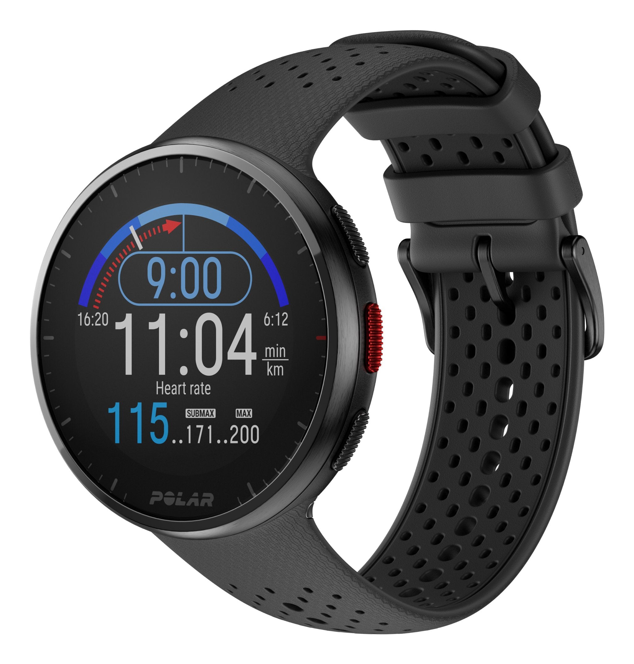 EAN 0725882060484 - Polar Pacer Pro 3,05 cm (1.2") MIP 45 mm Digital 240 x 240 Pixeles Gris GPS (satélite) imagen 1