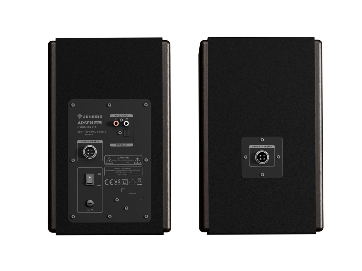 Genesis Arsen 402bt 2.0 Speakers, Brown